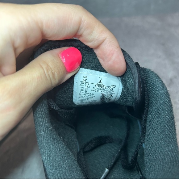 Nike Air Jordan 2/3 Sneakers FD0384-001 Womens sz 7.5 - black/grey - Picture 5 of 6